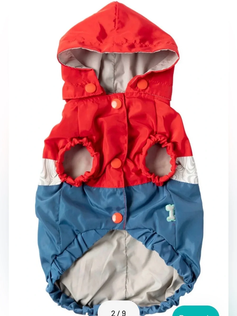NWT Fuzzyard THE SEATTLE JACKET - RED/BLUE size 4